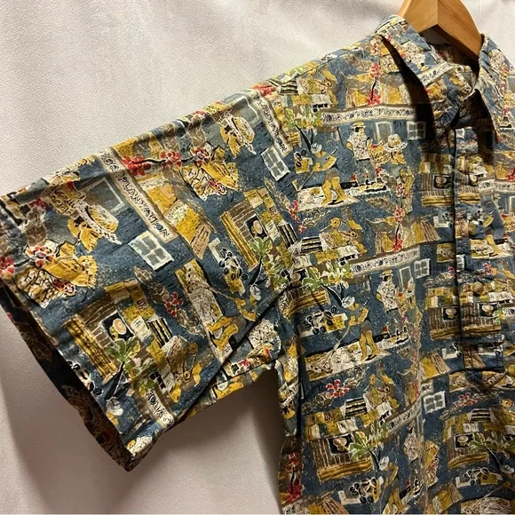 Kahala Vintage Men’s Printed Hawaiian Aloha Shirt. Made in Hawaii - Picture 5 of 9